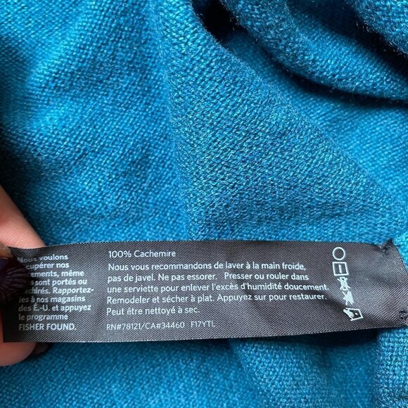 EILEEN Fisher Short Sleeve Sweater "Nile" Womens Sz Small Cashmere Boat Neck - Picture 6 of 7